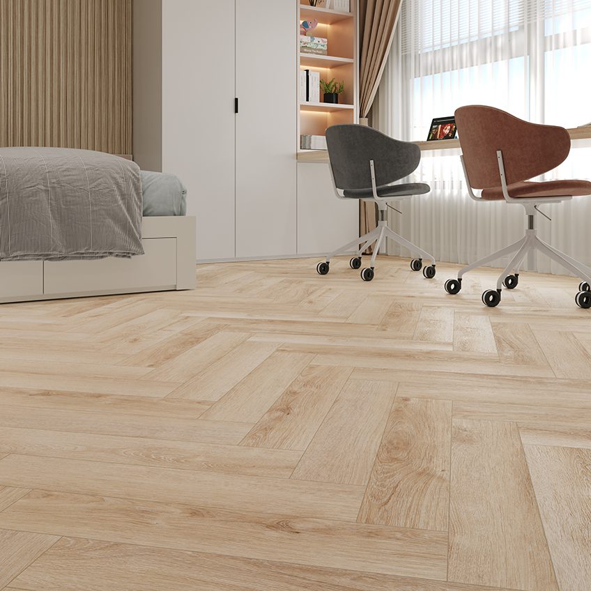 SPC ламинат CronaFloor Herringbone H010 «Дуб Дижон» — изображение 3