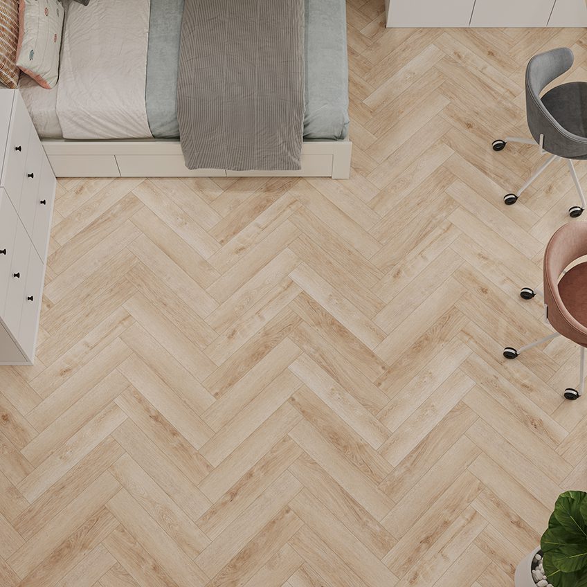 SPC ламинат CronaFloor Herringbone H010 «Дуб Дижон» — изображение 4