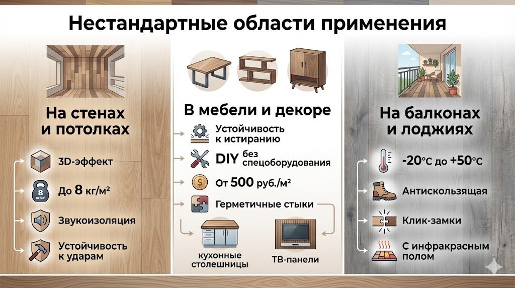 Нестандартные области применения