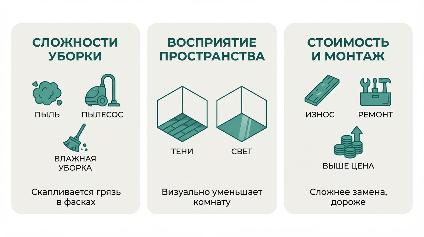 Недостатки и особенности фаски: что учесть