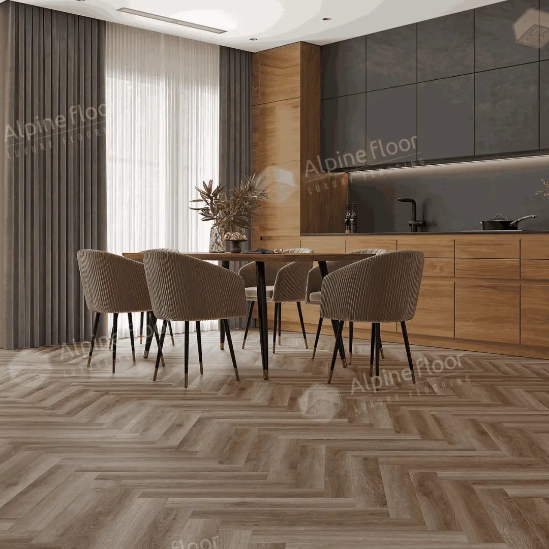 Ламинат Alpine Floor Herringbone 12 Pro LF106-14 "Дуб Пикардия" — изображение 3