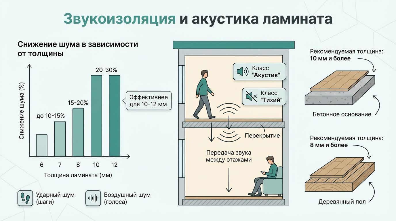 Звукоизоляционные свойства и акустика