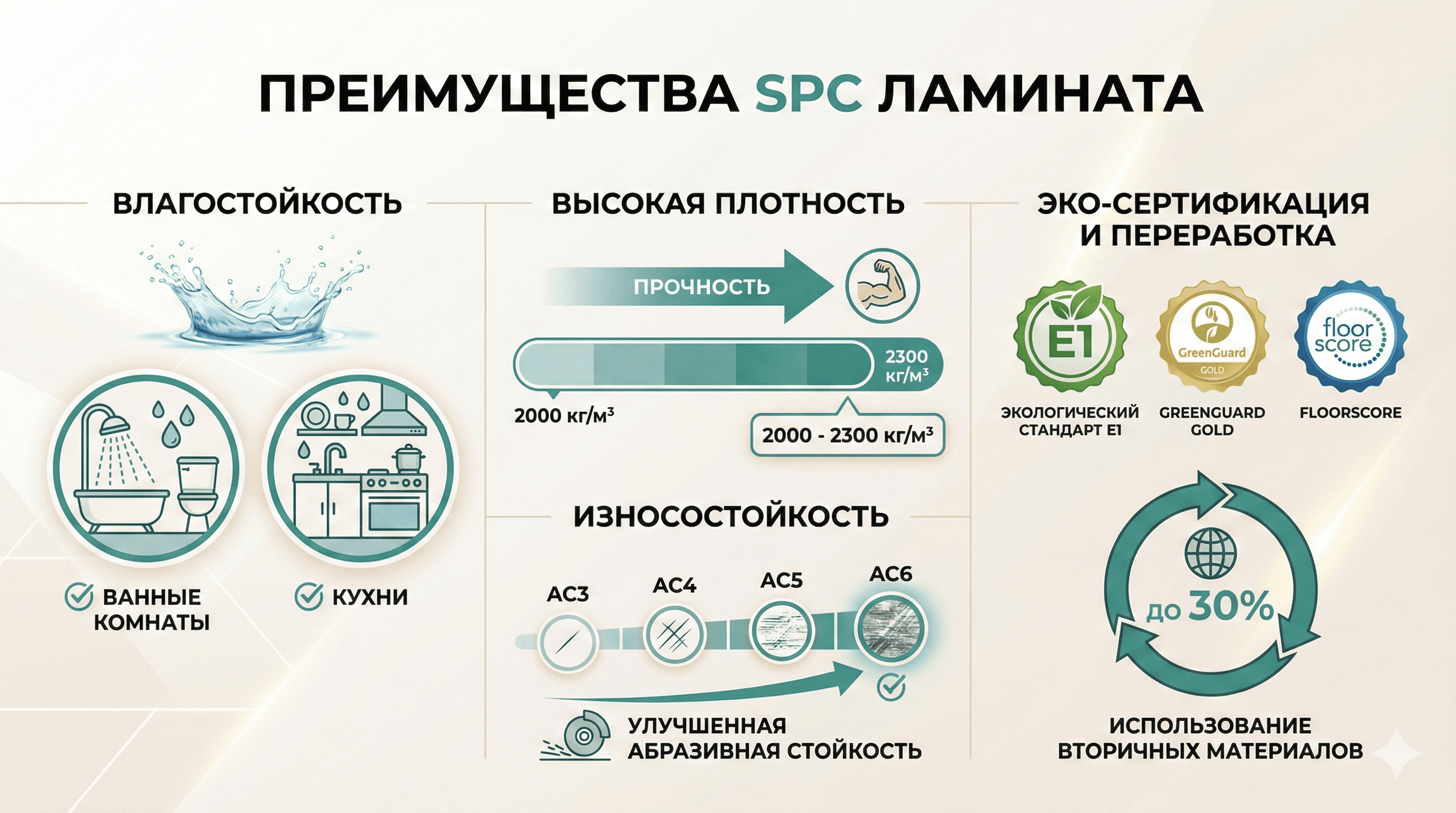 Преимущества SPC ламината: Почему его выбирают