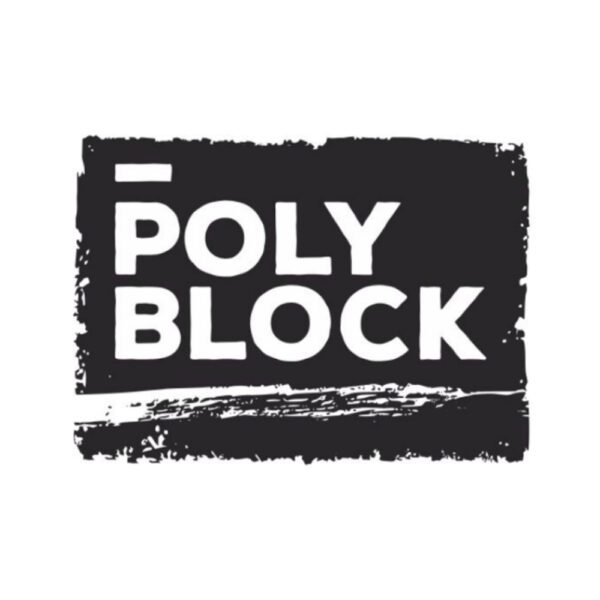 poly block logo •