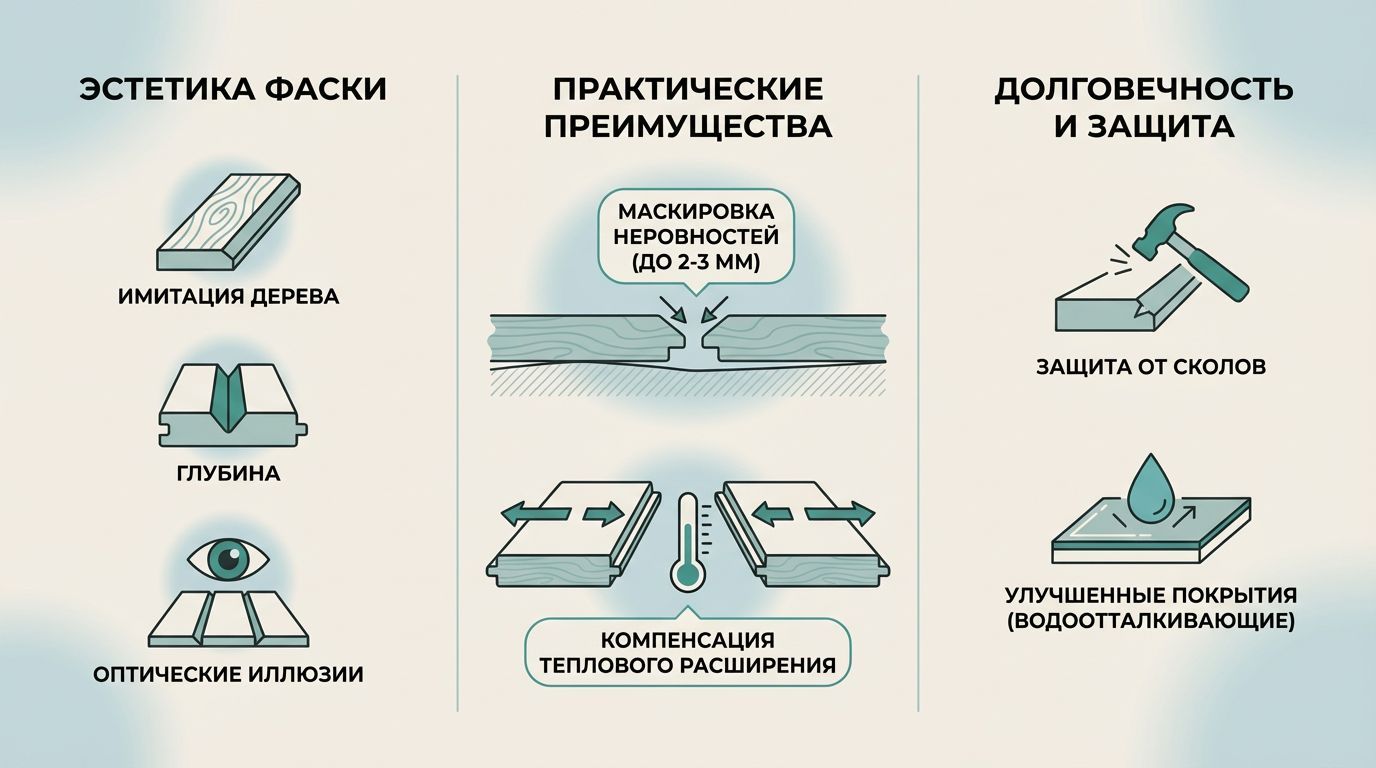 Зачем нужна фаска: ключевые преимущества