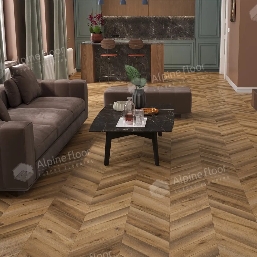 Ламинат Alpine Floor Chevron Art LF109-04 "Дуб Килиманджаро" — изображение 2