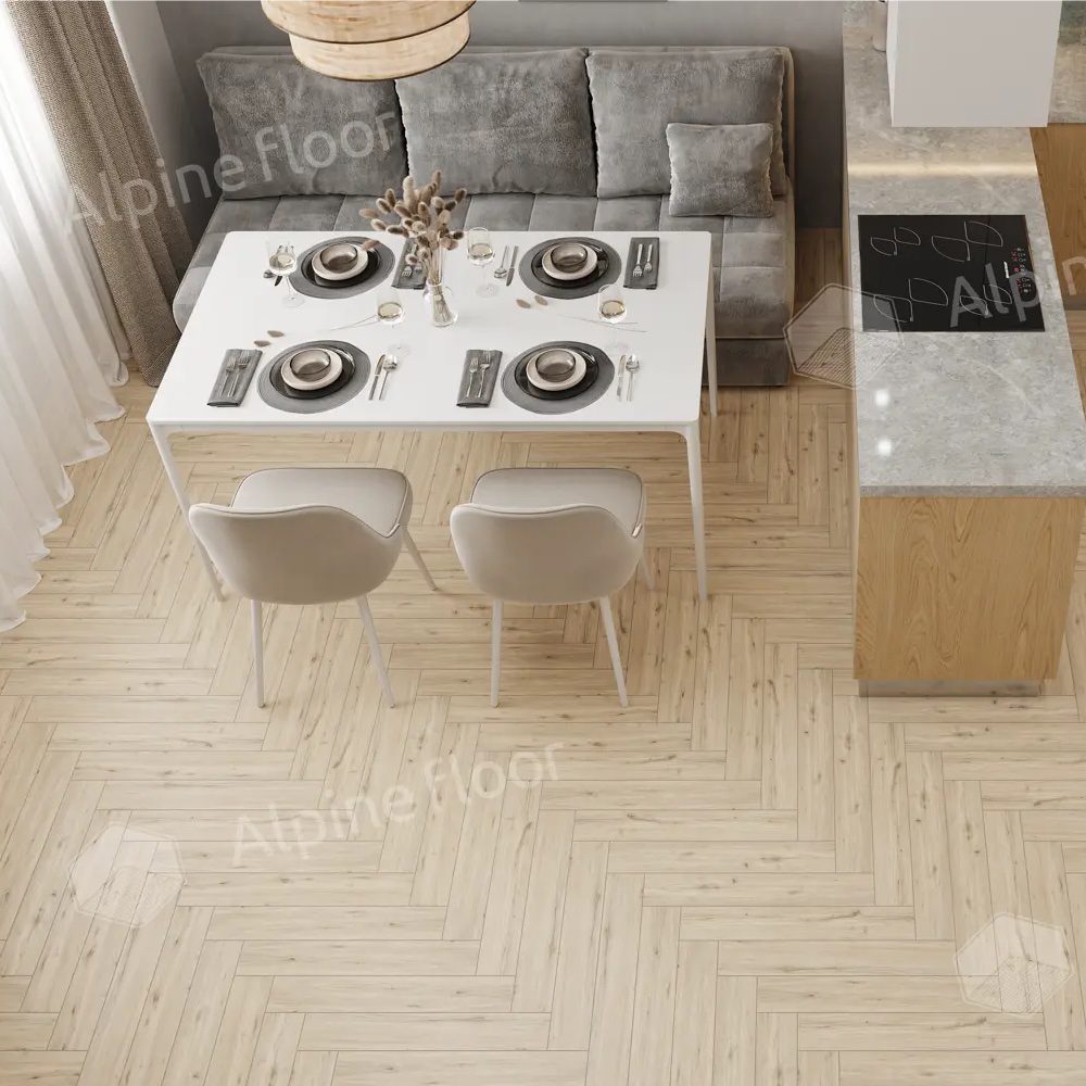 Ламинат Alpine Floor Herringbone 12 Pro LF106-01 "Дуб Лион" — изображение 3