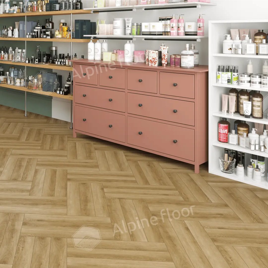 Ламинат Alpine Floor Herringbone 8 Pro LF102-02 "Дуб Эльзас" — изображение 2