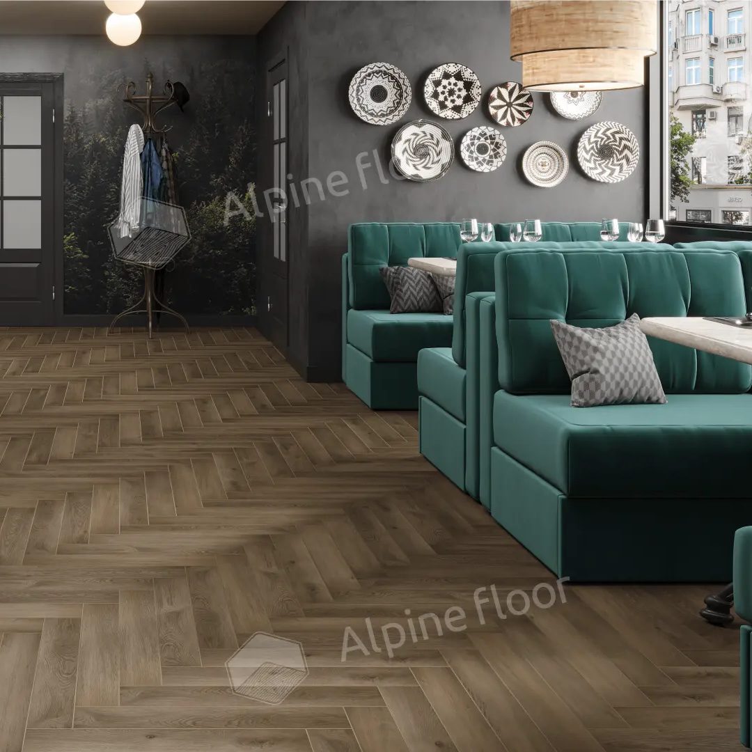 Ламинат Alpine Floor Herringbone 8 Pro LF102-11 "Дуб Анжу" — изображение 2