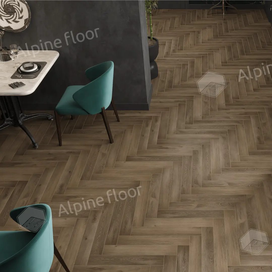 Ламинат Alpine Floor Herringbone 8 Pro LF102-11 "Дуб Анжу" — изображение 3