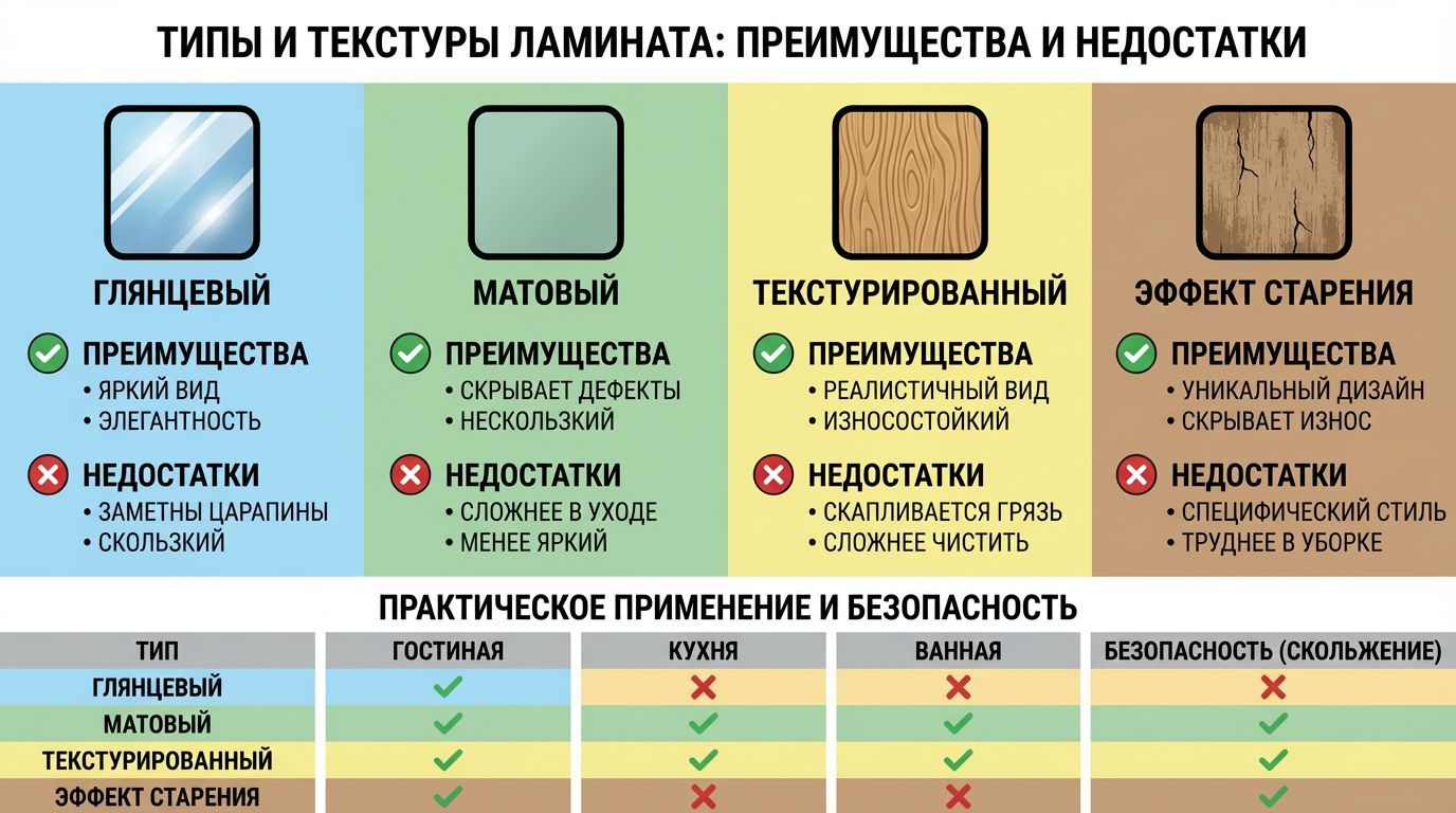 Текстуры и типы поверхности